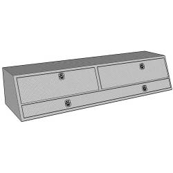 Westin - Westin 80-TBS200-96D Brute 90" Contractor TopSider Tool Box w/Doors - Image 2