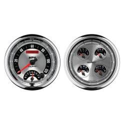 AutoMeter - AutoMeter 1205 AM 5 Quad Gauge Kit 8K RPM/120 MPH/100 PSI/100-250F/8-18V/240-3 - Image 1