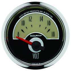 AutoMeter - AutoMeter 1193 Cruiser Volt Meter Gauge 2-1/16" Short Sweep 8-18V - Image 1