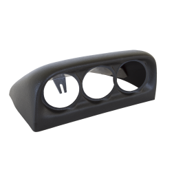 AutoMeter - AutoMeter 15002 Triple Dash Top Mount Black 2-1/16" for 98-02 Dodge Ram - Image 1