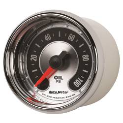 AutoMeter - AutoMeter 1253 American Muscle Oil Pressure Gauge 2-1/16" Full Sweep 0-100PSI - Image 3