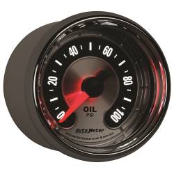 AutoMeter - AutoMeter 1253 American Muscle Oil Pressure Gauge 2-1/16" Full Sweep 0-100PSI - Image 4