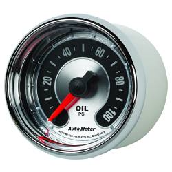 AutoMeter - AutoMeter 1253 American Muscle Oil Pressure Gauge 2-1/16" Full Sweep 0-100PSI - Image 2