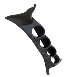 AutoMeter - AutoMeter 17308 Full Quad A-Pillar Gauge Black 2-1/16" for 99-07 Ford SuperDuty - Image 1