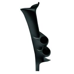 AutoMeter - AutoMeter 17306 Full Dual A-Pillar Gauge Black 2-1/16" for 99-07 Ford SuperDuty - Image 1