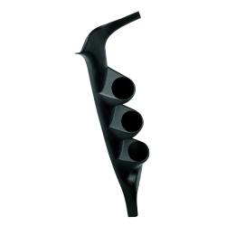 AutoMeter - AutoMeter 17303 Full Triple Pod A-Pillar Black 2-1/16" for 92-97 Ford F-Series - Image 1