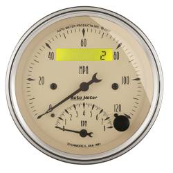 AutoMeter - AutoMeter 1820 Antique Beige 2 Gauge Kit Speedo/Tach & 4 Gauge Combo 3-3/8" - Image 3