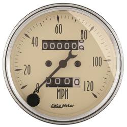 AutoMeter - AutoMeter 1808 Antique Beige 5 Gauge Kit Mechanical Speedometer 3-1/8 & 2-1/16" - Image 6