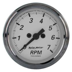 AutoMeter - AutoMeter 1994 American Platinum Tachometer Gauge 0-7000RPM 2-1/16" - Image 1