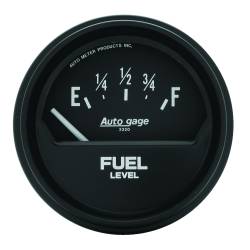 AutoMeter - AutoMeter 2315 Autogage Fuel Level Gauge 73-10Ohm 2-5/8" Short Sweep - Image 1