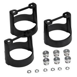 AutoMeter - AutoMeter 3245 Mounting Bracket Kit 2-5/8" Gauge Black Composite 3Pcs - Image 1