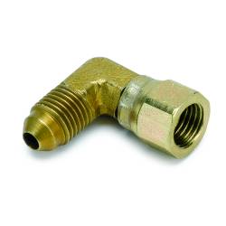 AutoMeter - AutoMeter 3274 Fitting Adapter 90-DEG F -4AN Female To -4AN Male Steel - Image 1