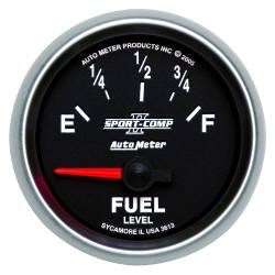 AutoMeter - AutoMeter 3613 Air Core Sport-Comp II Fuel Level Gauge 0-90Ohm 2-1/16" - Image 1