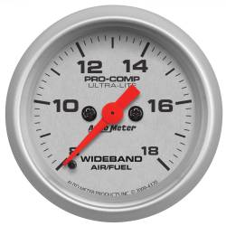 AutoMeter - AutoMeter 4370 Ultra-Lite Analog Wideband Air/Fuel Ratio Gauge 8:1-18:1 2-1/16" - Image 1