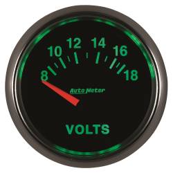 AutoMeter - AutoMeter 3892 Electric 18v GS Volt Meter Gauge 2-1/16" Short Sweep - Image 4
