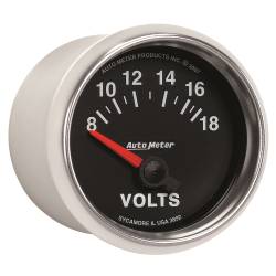 AutoMeter - AutoMeter 3892 Electric 18v GS Volt Meter Gauge 2-1/16" Short Sweep - Image 5
