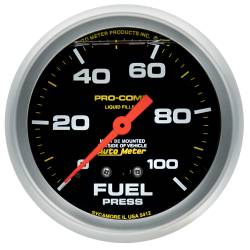 AutoMeter - AutoMeter 5412 Pro-Comp Mech Fuel Pressure Liquid Filled Gauge 0-100PSI 2-5/8" - Image 1