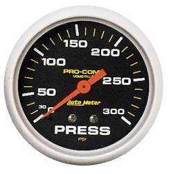 AutoMeter - AutoMeter 5423 Pro-Comp Mechanical Pressure Liquid Filled Gauge 0-300PSI 2-5/8" - Image 1