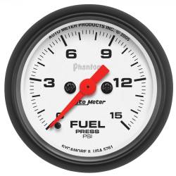 AutoMeter - AutoMeter 5761 Phantom Electric Fuel Pressure Gauge 0-15PSI 2-1/16" - Image 1