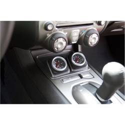 AutoMeter - AutoMeter 5286 Dual Direct Fit Shifter Console Gauge 2-1/16" for 10-15 Camaro - Image 1