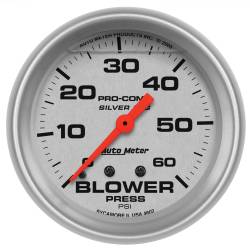 AutoMeter - AutoMeter 4602 Ultra-Lite Blower Pressure Gauge 2-5/8" Full Sweep - Image 1