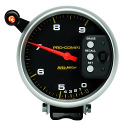 AutoMeter - AutoMeter 6852 Pedestal Tach Dual Range w/Quick Lite & Peak Memory 9K RPM 5" - Image 2