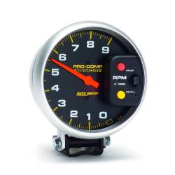 AutoMeter - AutoMeter 6809 Pro-Comp Pedestal Tachometer w/Peak Memory Gauge 9000RPM 5" - Image 3