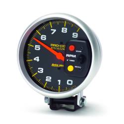 AutoMeter - AutoMeter 6809 Pro-Comp Pedestal Tachometer w/Peak Memory Gauge 9000RPM 5" - Image 1