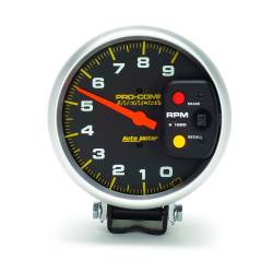 AutoMeter - AutoMeter 6809 Pro-Comp Pedestal Tachometer w/Peak Memory Gauge 9000RPM 5" - Image 2