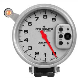 AutoMeter - AutoMeter 6856 Ultra-Lite Pedestal Tach w/Quick Lite & Peak Memory 9000RPM 5" - Image 1