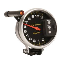 AutoMeter - AutoMeter 6857 Pro-Comp Pedestal Tach w/Quick Lite & Peak Memory 11K RPM 5" - Image 4