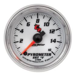 AutoMeter - AutoMeter 7144 C2 Pyrometer Gauge 0-1600 -DEG F 2-1/16" Stepper Motor - Image 1