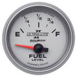 AutoMeter - AutoMeter 4913 Air Core Ultra-Lite II Elec Fuel Level Gauge 0-90Ohm 2-1/16" SSE - Image 1