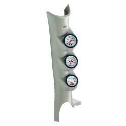AutoMeter - AutoMeter 7098 Pillar Pod Gauge Kit 100-250F/1600F 60PSI for 03-09 Dodge Ram - Image 1