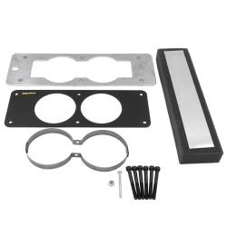 AutoMeter - AutoMeter 50102 Dual Gauge Cage Mount Kit Black 2-5/8" for 87-93 Mustang Fox - Image 1