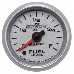 AutoMeter - AutoMeter 4910 Ultra-Lite II Fuel Level Gauge 0-280Ohm 2-1/16" Stepper Motor - Image 1