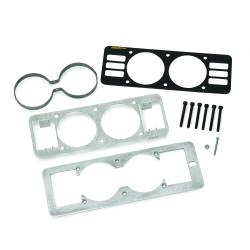 AutoMeter - AutoMeter 50101 Dual Gauge Cage Mount w/Vent Black 2-5/8" for 87-93 Mustang Fox - Image 1