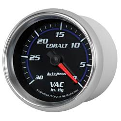 AutoMeter - AutoMeter 7984 Cobalt Vacuum Guage 2-5/8" Full Sweep 0-30IN HG - Image 2