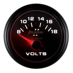 AutoMeter - AutoMeter 7592 Phantom II Electric Volt Meter Gauge 8-18V 2-1/16" - Image 2