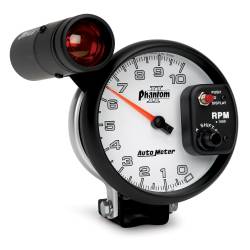 AutoMeter - AutoMeter 7599 Phantom II Pedestal Tachometer Gauge 0-10000RPM 5" - Image 4