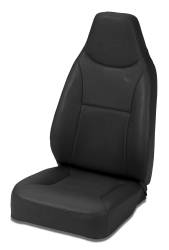 Bestop 39436-01 Standard Vinyl Front Seat Black for 76-06 Jeep CJ7/YJ/TJ
