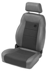 Bestop - Bestop 39460-09 Trailmax II Pro Vinyl Front Seat Charcoal for 76-86 CJ7/YJ/TJ - Image 1