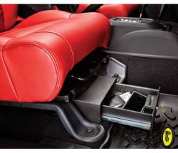 Bestop 42642-01 RH Underseat Storage Lock Box Black for 08-10 Wrangler JK 2DR