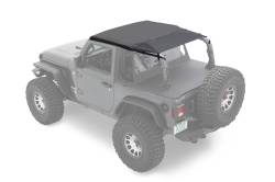 Bestop - Bestop 52607-35 Header Safari Cable Style Bikini Top Black for 18-23 Jeep JL 2DR - Image 2