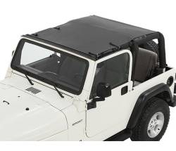 Bestop 52404-35 Sun Safari Ext Bikini Top Black Diamond for 97-06 Wrangler TJ