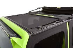 Bestop 52405-11 Front Retractable Mesh Sunshade Bikini Top for 07-18 Wrangler JK