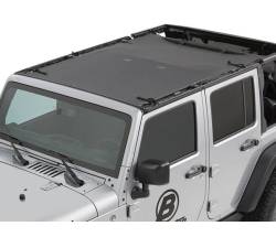 Bestop 52401-35 Sun Safari Ext Bikini Top Black Diamond for 07-18 Jeep JK 4DR
