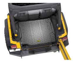 Bestop 51507-01 Black Rear Cargo Area Floor Liner for 11-18 Jeep Wrangler JK
