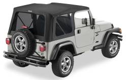 Bestop 51180-15 Replace-A-Top w/o Hardware Black Denim for 97-02 Wrangler TJ