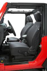 Bestop - Bestop 29290-35 Polyester Front Seat Cover Black Diamond for 18-26 Jeep JL 4DR - Image 3
